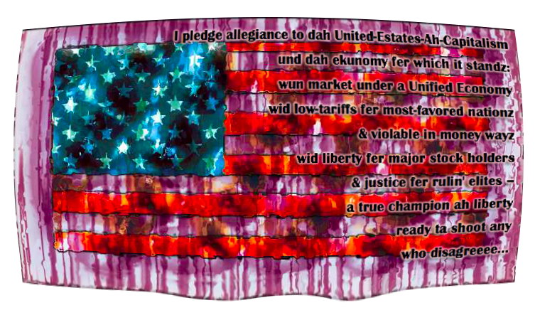 Allegiance? -  a pictoral poem by T Newfields