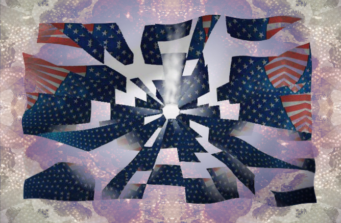 Twisted Flag - an art work by T Newfields