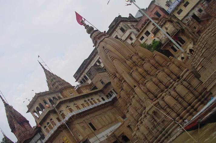 Chapter 2: India (Temple on the Ganges: a photo by T Newfields - (I think it is a section of Vishvanath Temple at Manikarnika Ghat in Varnassi)