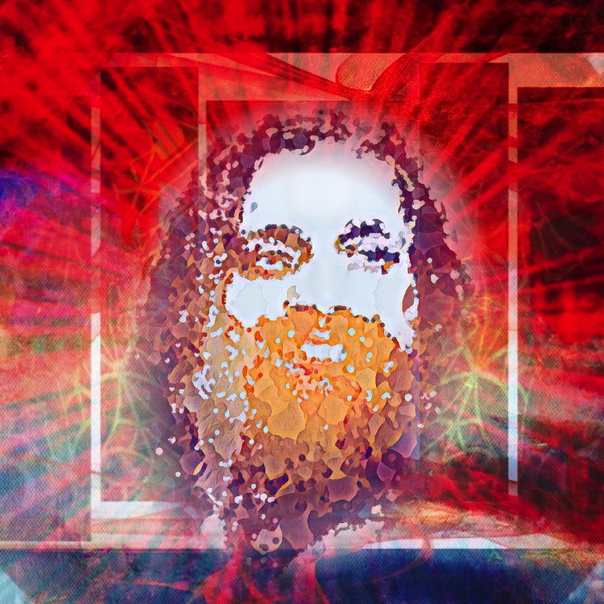 Cult Messiah - a graphic manipulation by T Newfields