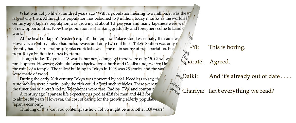 Tokyo 1908 - 2008: A pseudo-essay and dialog by T Newfields