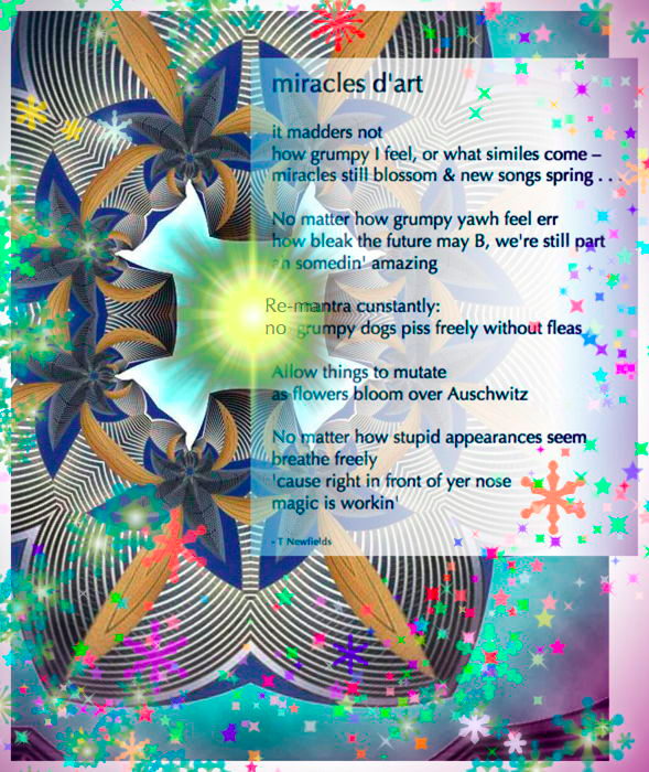 miracles d'art . . . a pictoral poem by T Newfields