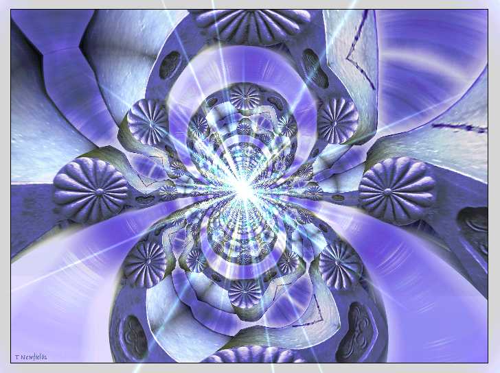 Azure Gloria / Gloria Azur&eacute; / Gloria Azul / Azurblaues Gloria - an art work by T Newfields