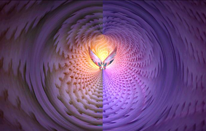 Dreaming Purple / R&ecirc;ver Le Pourpre / So&ntilde;ar P&uacute;rpura / Tr&auml;umen Von Purple - an art work by T Newfields