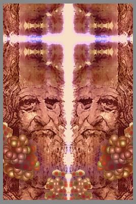 Leonardo - a graphic manipulation by T Newfields