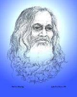 Maharishi Mahesh Yogi - a drawing by Jean Price Norman [T Newfields Collection]