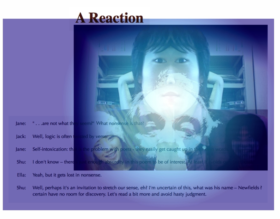 A Reaction - a  digital manipulation by T Newfields