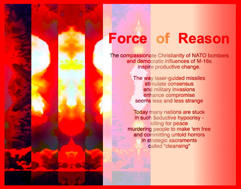 Force of Reason - A graphic image by T Newfields