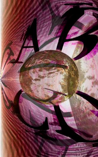 right frome to _Peacemaking_ an art work by T Newfields
