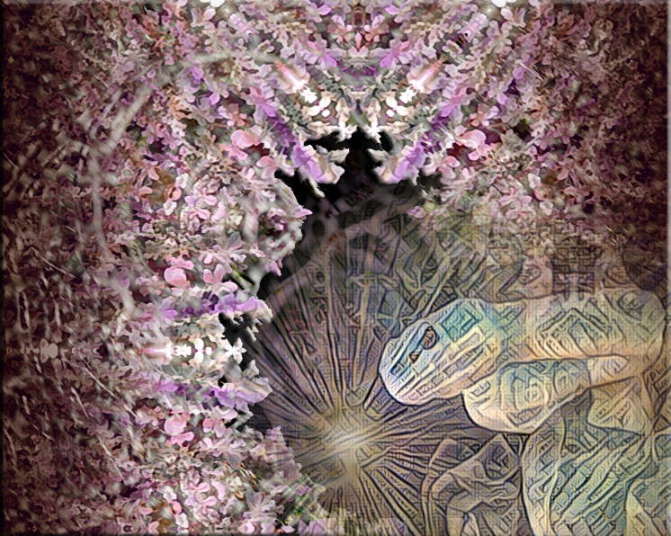 Faith versus Fear - a graphic manipulation by T Newfields