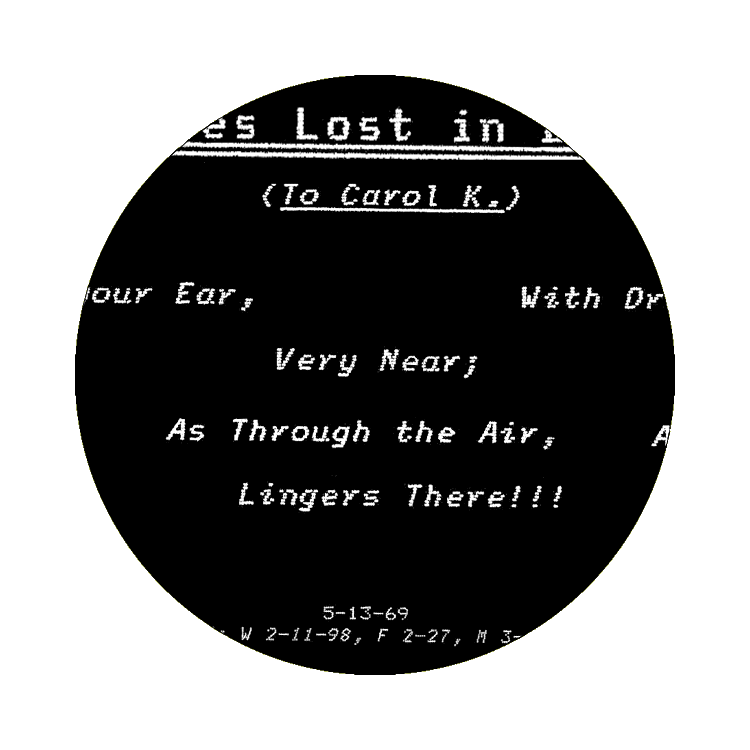 Of echoes lost in drainpipes - Version 1