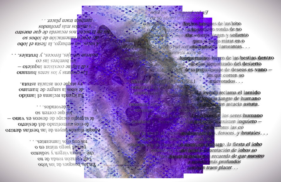 OBSERVANDO AL LOBO INTERIORv- un poema y una arte de T Newfields