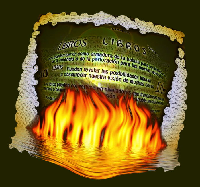 
	Los libros pueden servir como armadura de la batalla para los shelles anticuados
	de la creencia o de la perforaci&oacute;n para las nuevas ideolog&iacute;as.

	Pueden revelar las posibilidades futuras
	u obscurecer nuestra visi&oacute;n de muchas cosas.

	Los libros pueden convertirse en niveladoras que transforman paisajes
	internos o cementar reforzar dimensi&oacute;n de una variable mental existente.

	Pueden convertirse en web de ara&ntilde;a que conectan ideas que ponen
	en contraste o el corte sostenido de la tijera con miedo.

	Los libros hacen que las posibilidades casi ilimitadas -
	abran estas paginaciones para descubrir m&aacute;s: lea y vea.