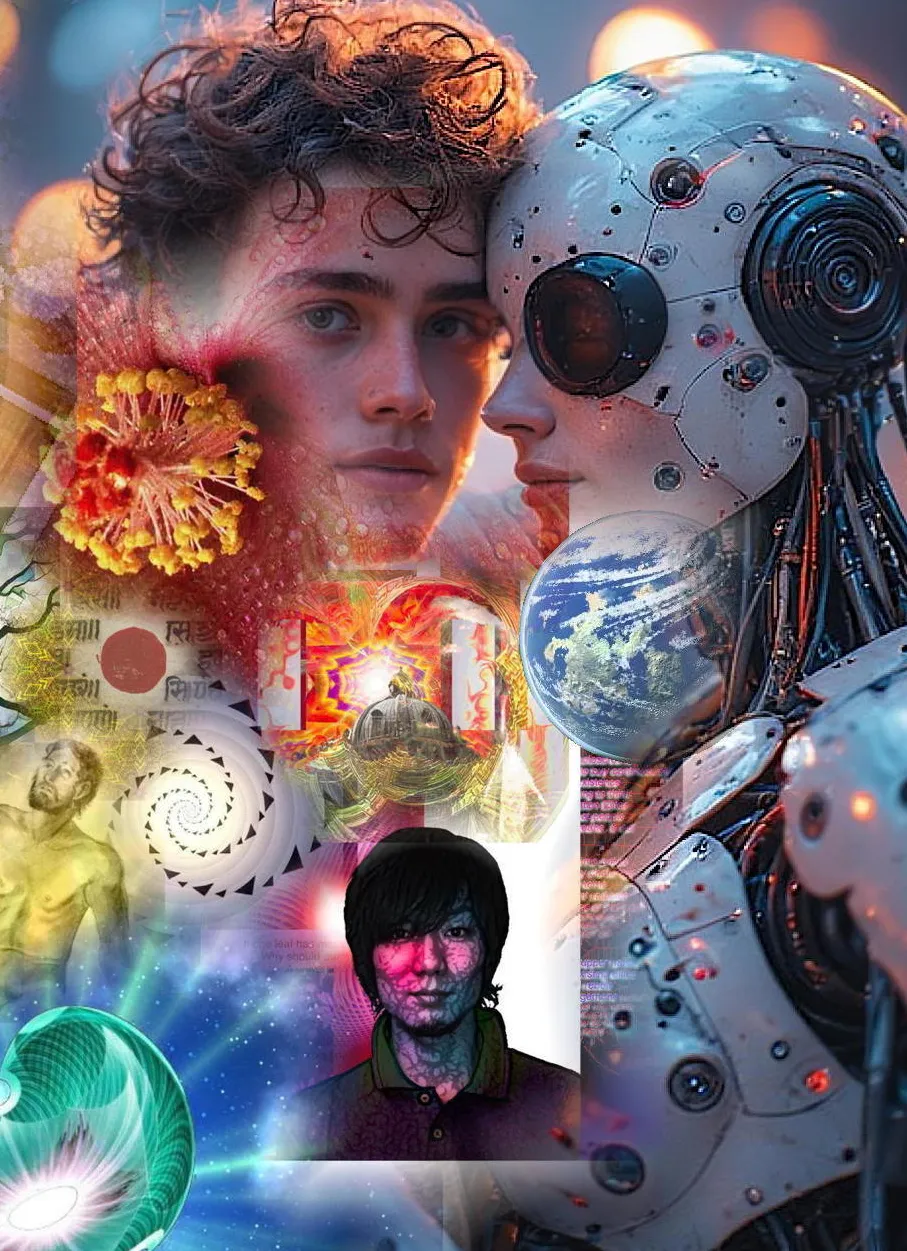 Cyber Love - a pictoral dialog by T Newfields