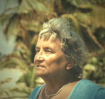 Jean Price Norman in Kihei, Hawaii, c. 1985