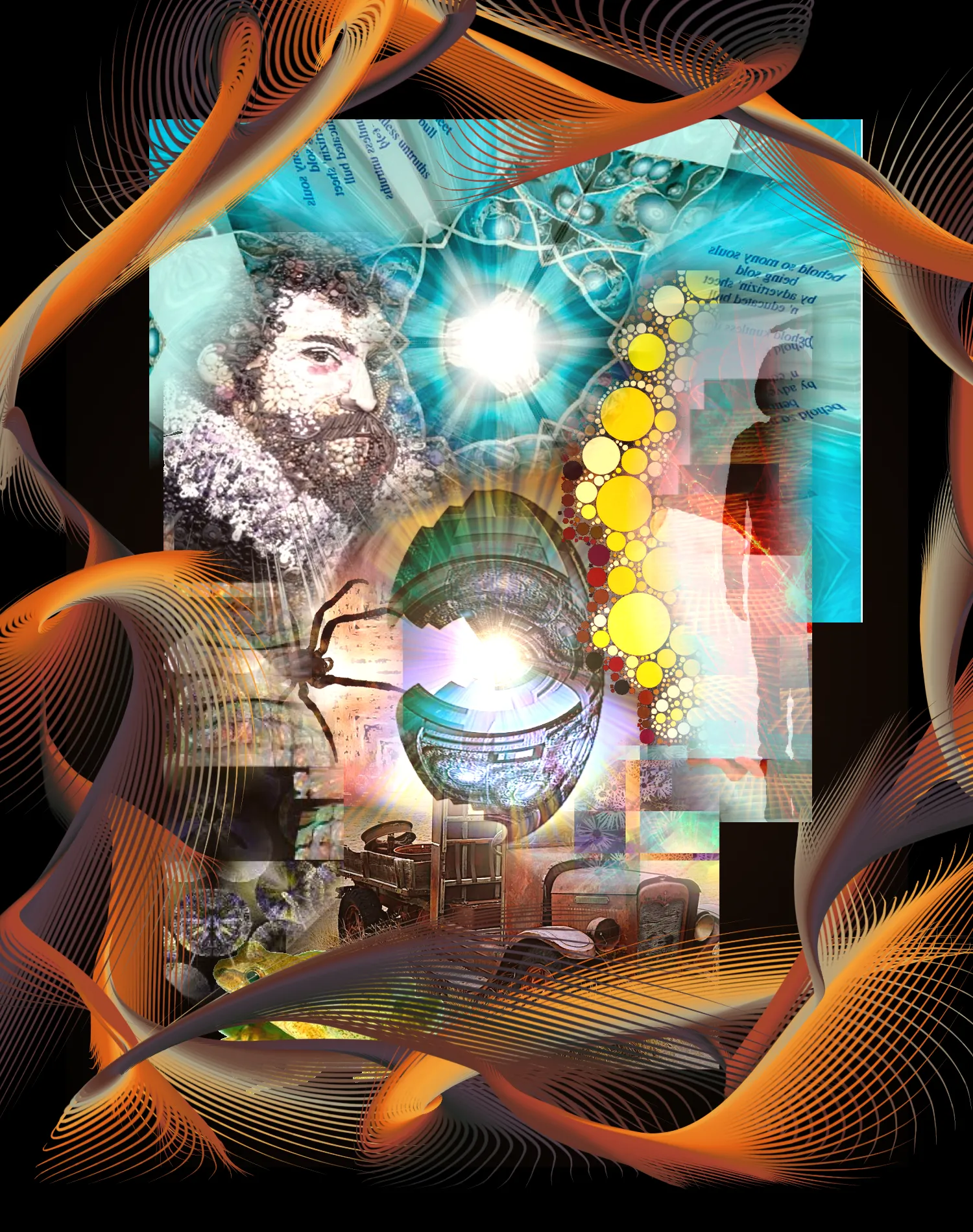 Shikisai no hensō: hikari to chiri e no banka - T Newfields Yori no E